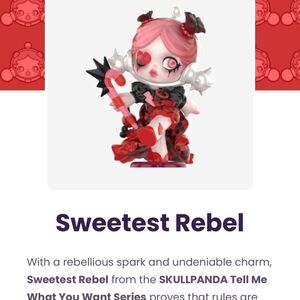 Sweetest Rebel Figurine Popmart NEW Never Opened